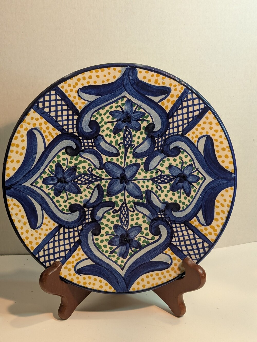 Vintage Hand Painted Spain Plate “PINTADO A MANO”